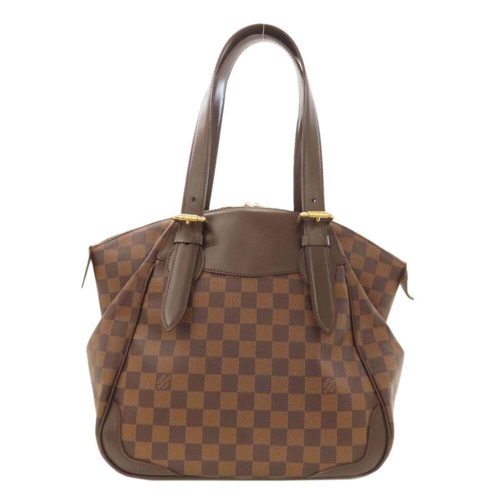 LOUIS VUITTON Authentic Brown Damier Canvas Tote Bag - Picture 2 of 16